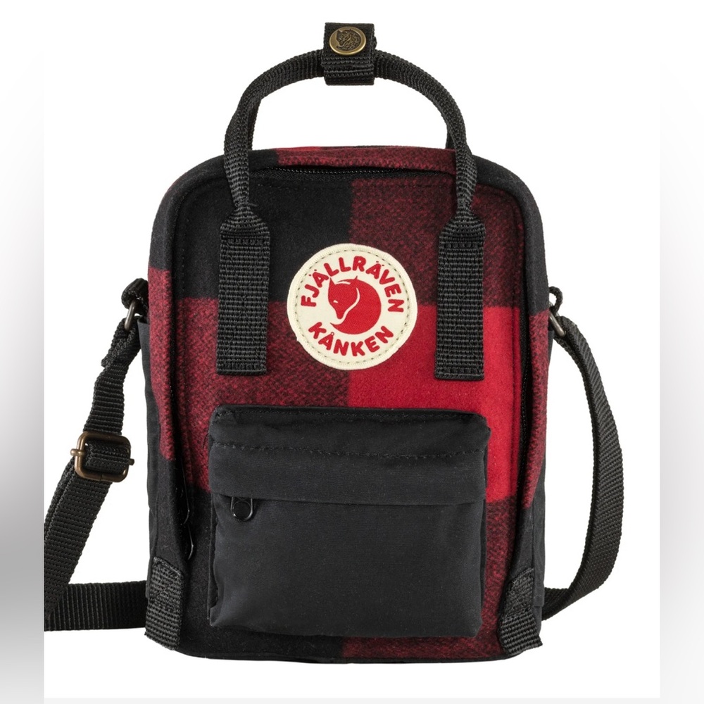 NWT Fjallraven Kanken Re-Wool Sling in Buffalo Plaid